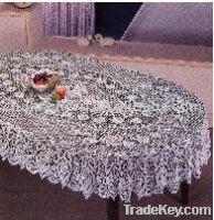 Polyesterpolyester oval tablecloth From China