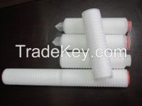 Pleated filter cartridge