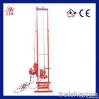 Portable water well drilling rig