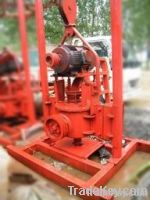 Portable water well drilling rigs