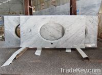 Carrara White Marble Vanity Tops Lowes