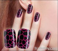 3d French Nail With Diamond