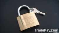 Electroplated padlock, gold iron padlock