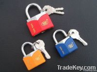 cover padlock, rhomic padlock, plastic cover padlock, color padlock