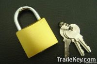 Bronzy color padlock, brass padlock, iron padlock, ring latch