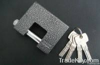 Rectangle padlock, plastic painted padlock, Nickle painted padlock