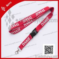 silk screen printed lanyard with metal hook