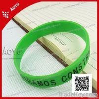 custom printed silicone wristband for promotion