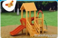 chidren wooden play equioment