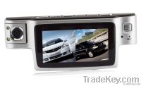 1080P dual camera car dvr with h.264 HDMI supports 32GB