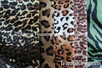 100%Polyester Printed Veloba fabric with animal design