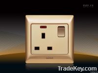 one gang switch and socket(knight, DFZ-13)