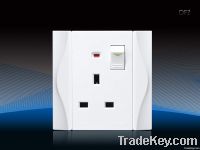 BS one gang switch and socket(F86, DFZ-13)