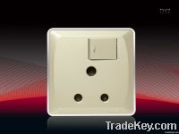 BS one gang switch and socket(V6-3D, DYZ-15