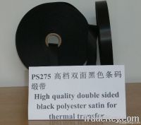 Barcode polyester satin