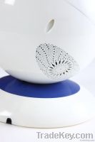 Low noise and remote control electric bladeless fan