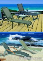 Sun/Outdoor/Beach/Chaise/Adjustment Metal lounge chair