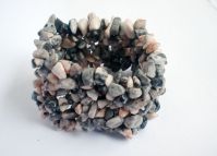 Nature Stone Bangle, Handmade Craft