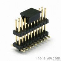 With cap 2.54mm double row pin header connector smt