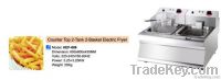 Counter Top 2-tank 2-basket Electric Fryer