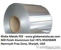 Dubai UAE Abu Dhabi Aluminum Mill Finish / Painted Coils