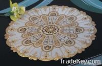 PVC Lace Placemat/Doily/Lace Tablecloth/Lace Mat/Meat Mat From China