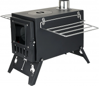 Outdoor Multi function Wood burning Tent Stove Portable  Cooking Stove for Indoor Outdoor Camping  Hiking for Tent Heating  Home