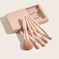 Travel Makeup Brush Set With Compact
