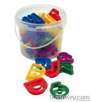 Multicolor plastic cookie cutter