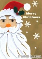 Handmade Christmas greeting card