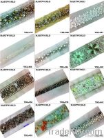 high quality embroidery beaded sequin trimming for dresses