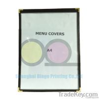 Clear Restaurant Menu Cover Folder Single