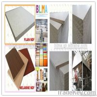 good quality for furniture making plain mdf and melamine mdf