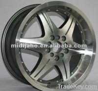 wheel rim with silver