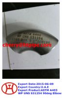 ASTM A403 WP UNS S31254 90deg Elbow