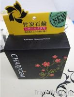 Bamboo charcoal natural bath soap