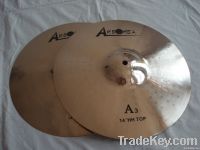 A3 Cymbal Set, Polished Pearl Cymbal, 100% Handmade, 78%Copper/22% Tin