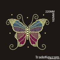 hot fix rhinestone motif