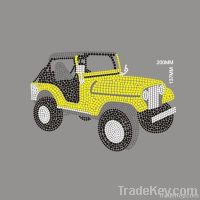 hot fix rhinestone motif