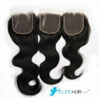 Wholesale Lace Closure 4x4" Brazilian Virgin Hair Body Wave