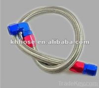 SAE J1532 transmission stailess steel wire braided oil cooler hose