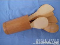 High Quality Bamboo Kitchen Utensil Set