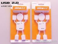 Usb 2.0 High-speed 4 Port Robot Usb Hub