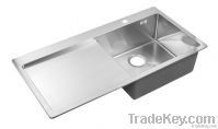 modern kitchen cabinet with drainboard sink RTS 101A-2