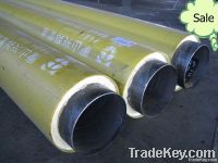 DN500 HDPE coated polyurethane insulation pipe direct buried