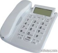 hot! white big button telephone with low cost, best gift for old people