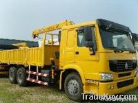 12 Tons Sinotruk 6x4 HOWO Crane Truck