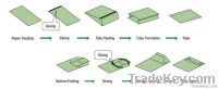 Sheet feed paper bag making machine