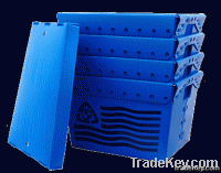 colorful pp corrugated plastic box