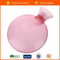 pvc hot water bottle transparent